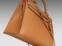 A hermès kelly 35 sellier veau epsom handbag with cc hardware 24.5 x 35 x 13 cm. (9.65 x 13.77 x 5.12 in.) - afbeelding 10 van  19