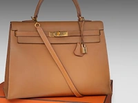 A hermès kelly 35 sellier veau epsom handbag with cc hardware 24.5 x 35 x 13 cm. (9.65 x 13.77 x 5.12 in.) - afbeelding 11 van  19
