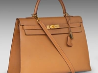 A hermès kelly 35 sellier veau epsom handbag with cc hardware 24.5 x 35 x 13 cm. (9.65 x 13.77 x 5.12 in.) - afbeelding 12 van  19