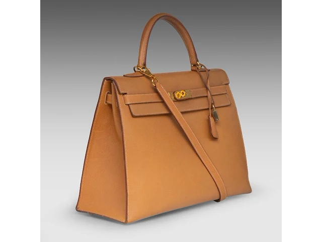 A hermès kelly 35 sellier veau epsom handbag with cc hardware 24.5 x 35 x 13 cm. (9.65 x 13.77 x 5.12 in.) - afbeelding 13 van  19