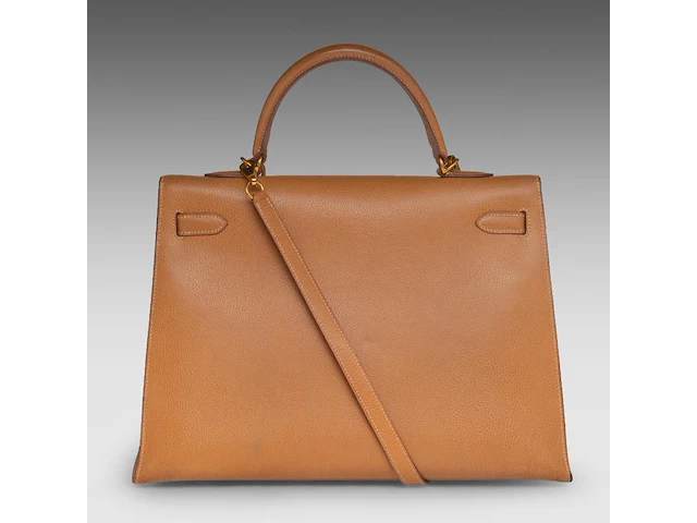 A hermès kelly 35 sellier veau epsom handbag with cc hardware 24.5 x 35 x 13 cm. (9.65 x 13.77 x 5.12 in.) - afbeelding 15 van  19