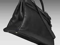 A hermès kelly 40 retourné in black veau epsom handbag with ck hardware 27 x 40 x 13 cm. (10.63 x 15 3/4 x 5.12 in.) - afbeelding 10 van  36