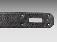 A hermès kelly 40 retourné in black veau epsom handbag with ck hardware 27 x 40 x 13 cm. (10.63 x 15 3/4 x 5.12 in.) - afbeelding 28 van  36