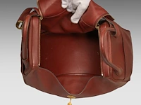 A hermès lindy 34 rouge hermès veau swift leather handbag with cc hardware 22 x 34 x 16 cm. (8.66 x 13.39 x 6.29 in.) - afbeelding 5 van  19