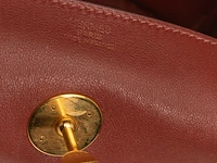 A hermès lindy 34 rouge hermès veau swift leather handbag with cc hardware 22 x 34 x 16 cm. (8.66 x 13.39 x 6.29 in.) - afbeelding 8 van  19