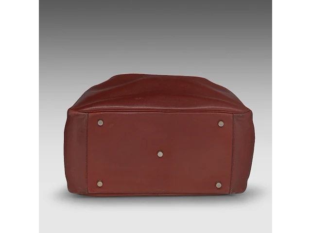 A hermès lindy 34 rouge hermès veau swift leather handbag with cc hardware 22 x 34 x 16 cm. (8.66 x 13.39 x 6.29 in.) - afbeelding 19 van  19