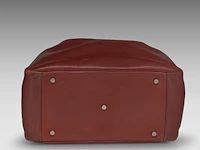 A hermès lindy 34 rouge hermès veau swift leather handbag with cc hardware 22 x 34 x 16 cm. (8.66 x 13.39 x 6.29 in.) - afbeelding 19 van  19