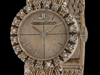 A jaeger-lecoultre ladies wrist watch in 18ct white gold, set with diamonds, weight: 26,4 g - afbeelding 4 van  4