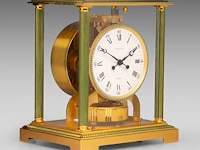 A jaeger-lecoultre 'vendôme' atmos clock, '70s 24 x 21 x 16.5 cm. (9.44 x 8.26 x 6 1/2 in.) - afbeelding 3 van  6