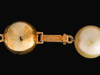 A jka köhle pastel pearl necklace, 14ct gold clasp, l 47 cm - afbeelding 4 van  4