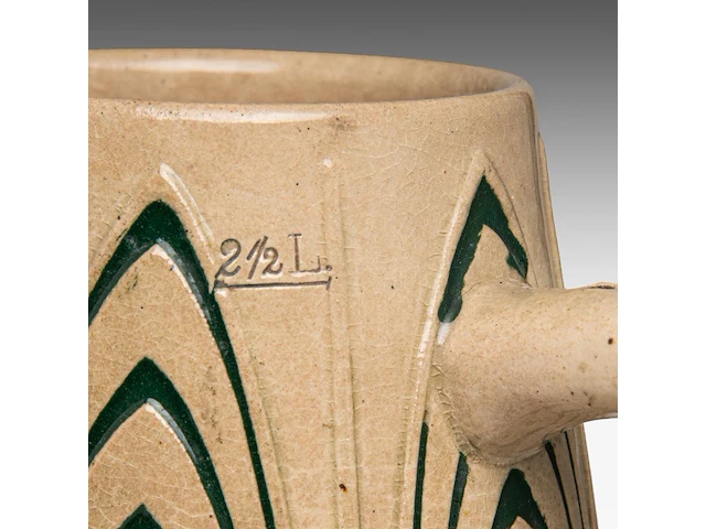 A jugendstil ceramic pitcher by peter behrens, ca. 1907 28 cm. (11.01 in.) - afbeelding 9 van  9