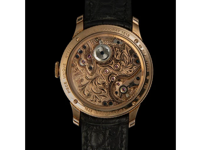 A julien coudray 1518 manufactura 1528 'les roses', 18ct 5n red gold, pièce unique, 2014 - afbeelding 10 van  14