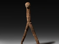 A kpiin dâa phallic ancestor figure, dagari people, burkina faso, h 81 cm