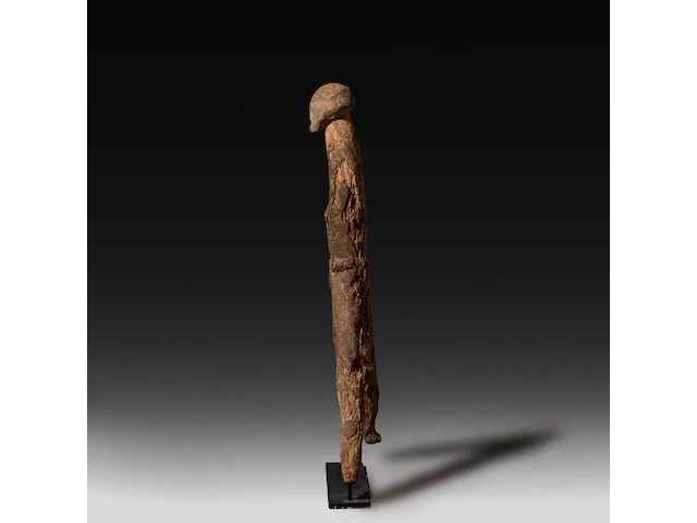 A kpiin dâa phallic ancestor figure, dagari people, burkina faso, h 81 cm - afbeelding 3 van  6