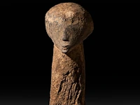 A kpiin dâa phallic ancestor figure, dagari people, burkina faso, h 81 cm - afbeelding 4 van  6