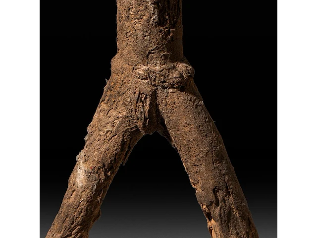 A kpiin dâa phallic ancestor figure, dagari people, burkina faso, h 81 cm - afbeelding 5 van  6