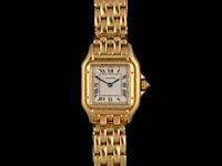 A ladies' cartier panthère de cartier, 18k yellow gold, quartz wristwatch