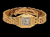 A ladies' cartier panthère de cartier, 18k yellow gold, quartz wristwatch - afbeelding 3 van  9