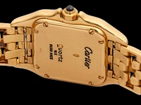 A ladies' cartier panthère de cartier, 18k yellow gold, quartz wristwatch - afbeelding 4 van  9