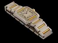 A ladies' cartier tank française, ref. 2301, stainless steel and 18ct yellow gold - afbeelding 5 van  5