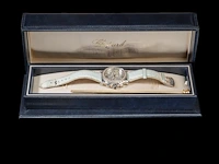A ladies' chopard happy sport chronograph, ref. 8499, stainless steel with diamond bezel and five floating diamonds - afbeelding 2 van  14