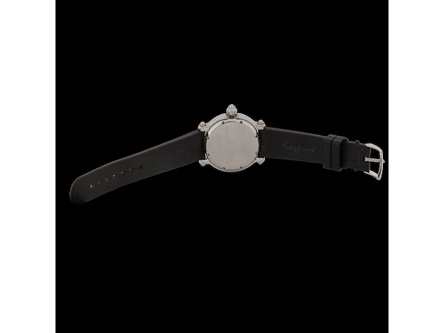 A ladies' chopard happy sport happy fish, ref. 8347, stainless steel with floating diamonds - afbeelding 8 van  23