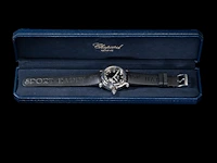 A ladies' chopard happy sport happy fish, ref. 8347, stainless steel with floating diamonds - afbeelding 14 van  23