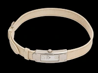 A ladies' hermès kelly 2 stainless steel wristwatch, ref. kt1.210 - afbeelding 3 van  6