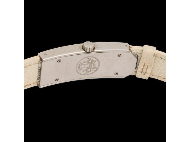 A ladies' hermès kelly 2 stainless steel wristwatch, ref. kt1.210 - afbeelding 5 van  6