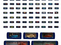 A large and interesting collection of 69 tintin small-scale model cars, edition by moulinscart, 2003-05