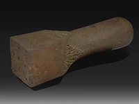 A large carved stone lingam, java, indonesia, 16thc - afbeelding 3 van  7