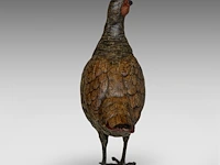A large cold-painted vienna bronze partridge by franz xavier bergmann (1861-1936), ca. 1900 22 cm. (8.66 in.) - afbeelding 5 van  9