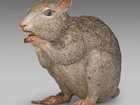 A large cold-painted vienna bronze rat by franz xavier bergmann (1861-1936) 17 cm. (6.69 in.) - afbeelding 3 van  7