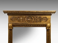 A large empire giltwood trumeau mirror, first half of the 19thc 170 x 115 cm. (66.93 x 45.28 in.) - afbeelding 3 van  3