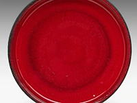A large vintage '70s design ceramic bowl, by perignem 9 x 35 cm. (3.54 x 13.77 in.) - afbeelding 6 van  9