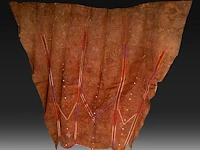 A leather orkila woman's circumcision skirt, masaï people, kenya - afbeelding 5 van  6