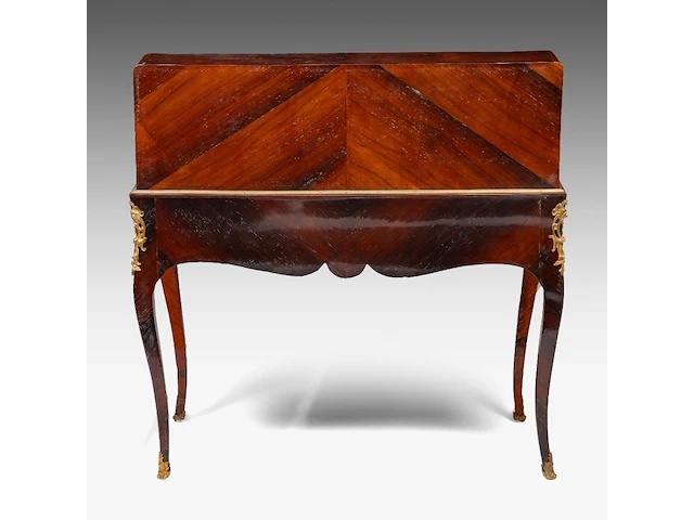 A louis xv gilt bronze mounted rosewood veneered secretaire, mid 18thc 98 x 98 x 52 cm. (38.57 x 38.57 x 20.46 in.) - afbeelding 5 van  7