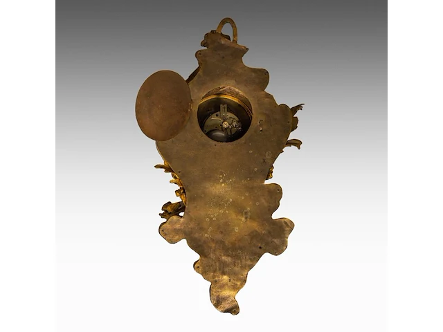 A louis xv style gilt bronze cartel clock, late 19thc 65 x 35 cm. (25.58 x 13.77 in.) - afbeelding 4 van  6