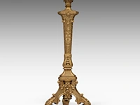 A louis xvi style finely carved giltwood pedestal 150 cm. (59.04 in.) - afbeelding 5 van  7