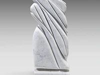 A modern abstract marble sculpture by w. gryspeerdt 70 cm. (27.55 in.)