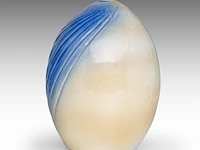 A monochrome charles catteau art deco vase, decor number d834 26 cm. (10.24 in.) - afbeelding 3 van  8