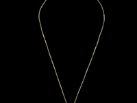 A must de cartier 18ct yellow gold and diamond 'c' pendant, h 2,2 cm, weight ca 3,2 g