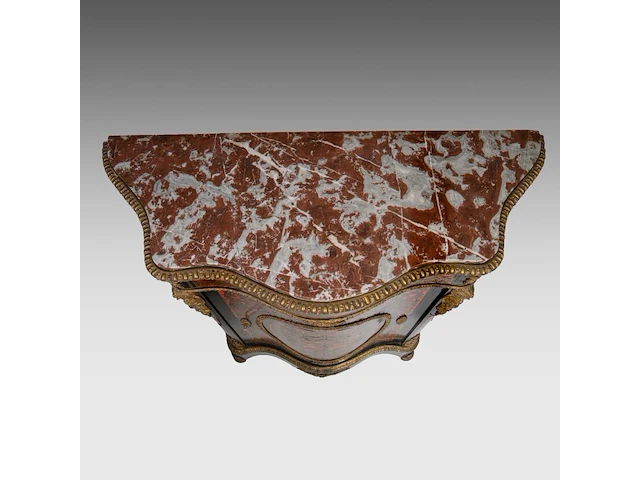 A napoleon iii boulle work cabinet with gilt bronze mounts and a marble top, late 19thc 106 x 110 x 44 cm. (41.72 x 43.31 x 17.32 in.) - afbeelding 8 van  9