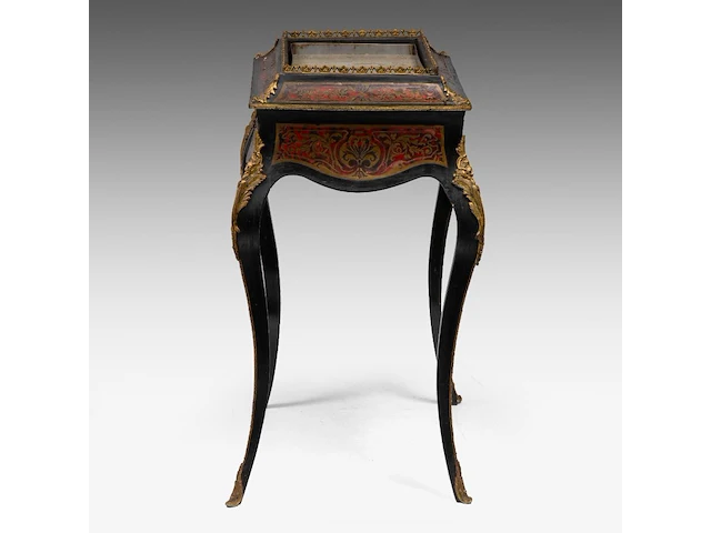 A napoleon iii boulle work plant stand, ca. 1900 78 x 69 x 44 cm. (30.71 x 27.17 x 17.32 in.) - afbeelding 3 van  6