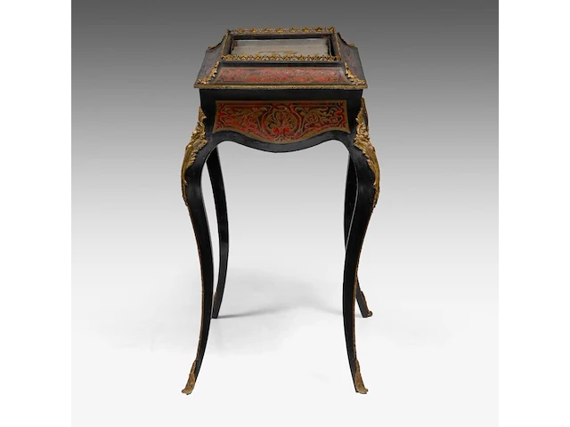 A napoleon iii boulle work plant stand, ca. 1900 78 x 69 x 44 cm. (30.71 x 27.17 x 17.32 in.) - afbeelding 5 van  6