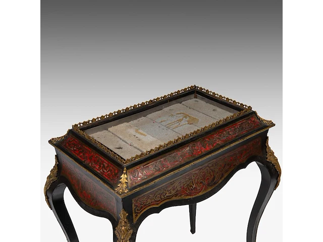 A napoleon iii boulle work plant stand, ca. 1900 78 x 69 x 44 cm. (30.71 x 27.17 x 17.32 in.) - afbeelding 6 van  6