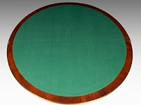 A neoclassical brass-mounted mahogany fold-over card table, ca. 1800 71 x 109 cm. (27.94 x 42.90 in.) - afbeelding 7 van  7