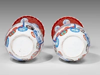 A pair of japanese imari vases, late meiji, h 93 cm - afbeelding 6 van  6