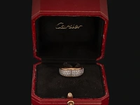 A rare cartier 'juliette' 18ct yellow gold ring set with brilliant-cut diamonds, weight: 14,5 g (+) - afbeelding 5 van  10