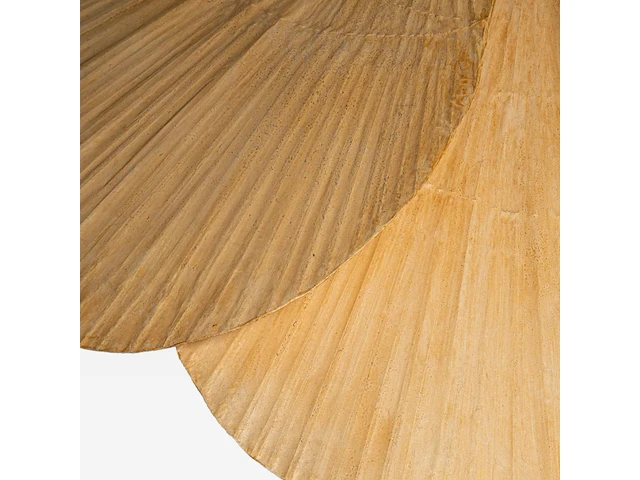 A rare vintage model 'uchiwa' hana hanging lamp by ingo maurer (1932-2019), bamboo and rice paper 99 cm. (38.97 in.) - afbeelding 2 van  10